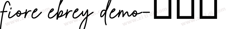 fiore ebrey demo字体转换